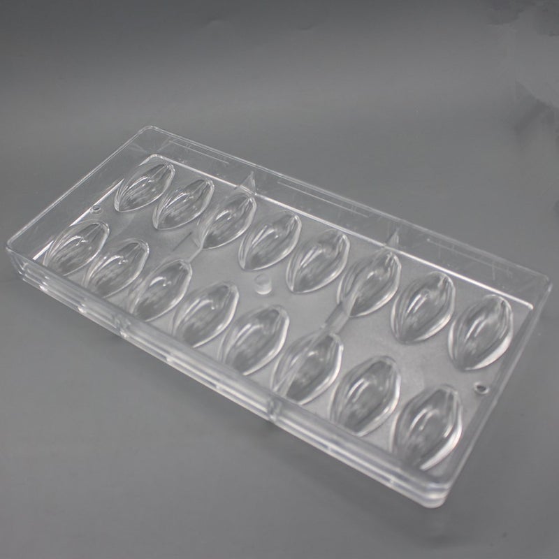 Goldbaking Cocoa Pod Chocolate Mold Nut Polycarbonate Chocolate Mould 16 Forms - Image 3